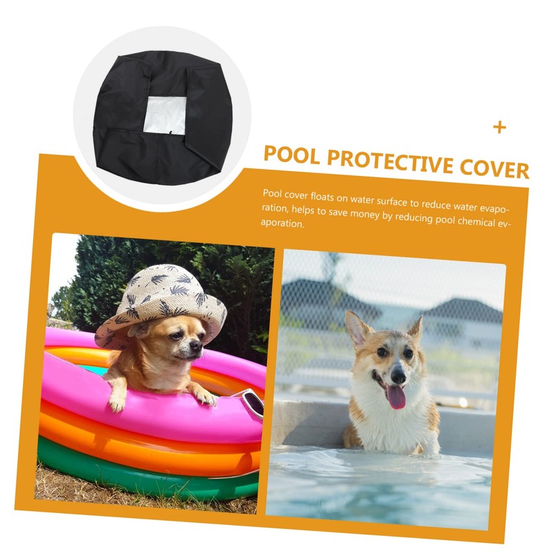 Totority Outdoor Round Pool Cover Multi Function Bath Protector for