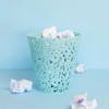 Balvi Letters Waste Paper Basket Turquoise Colour Paper Basket Original