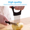 IKOPFLN Stainless Steel Onion Cutter Holder - Onion Cutter -