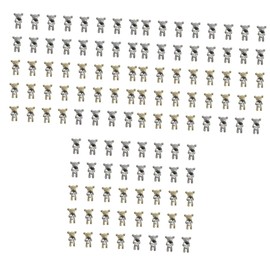 FOMIYES 3sets Nail Art Decorations Bear Charms Diy Manicure Accessories Nail Charm Set 40pcs*3