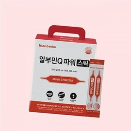 NutriGarden 뉴트리가든 알부민Q 파워스틱 100포 1박스 대용량 액상형 난백알부민 4453106 NutriGarden Albumin Q Power Stick 100 Pouches 1 Box Large Capacity Liquid Egg White Albumin 4453106