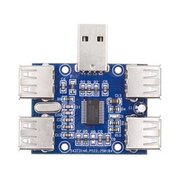 xiwai USB 2.0 1-zu-4 Vier-Port-HUB-Splitter PCBA-Erweiterungsmodulplatine PCs Multiport 4-Geräte Typ-A-Adapter für Tastatur-Maus-Scanner-Drucker