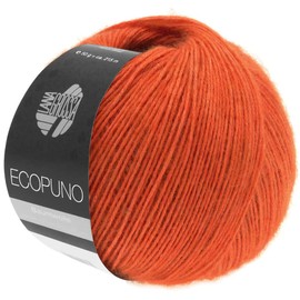 LANA GROSSA Ecopuno Elegant Net Yarn Structure Made of Cotton Filled with Merino/Alpaca Hand Knitting Yarn Made of 17% Virgin Wool (Merino) and 11% Alpaca Wool 50 g Wool for Knitting & Crocheting 215