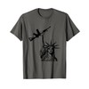 Statua della Libertà con AR15 Black Rifle Maglietta