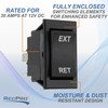 RecPro RV DPDT Reverse Pole Momentary Switch | 30A 12V