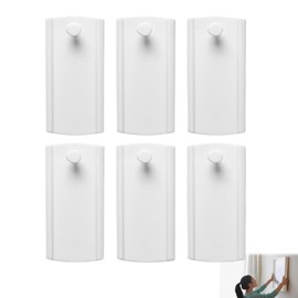 6 Picture Hangers,Large Universal Frame Hanger Damage Free Hanging Frame Hangers, No Nails Picture Hooks for Bathroom Kitchen Home Door Closet