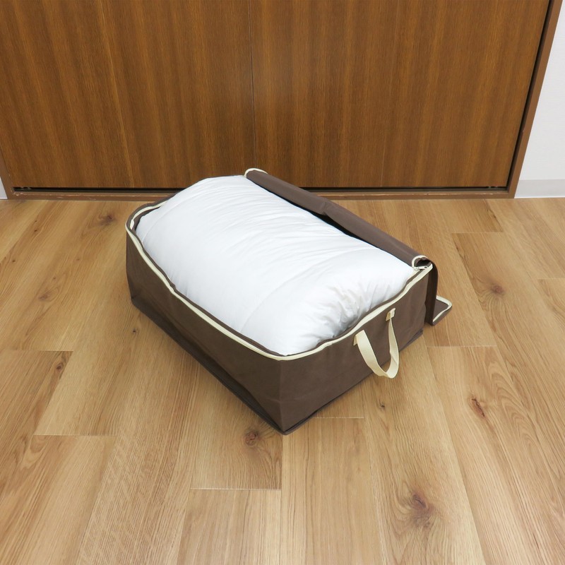Towa Sangyo 85688 Storage Bag, Clothes, Double Height, Brown, 19.7