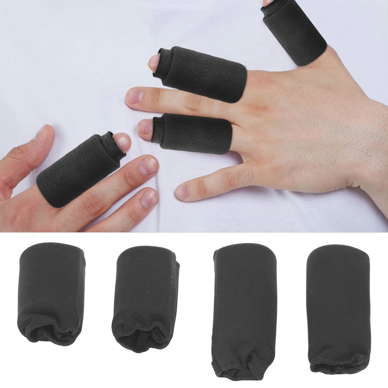 4pcs Finger Ice Sleeves Hot Compress Reduce Soreness Finger Brace