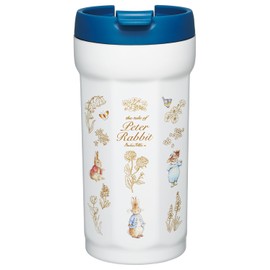 Skater SMVO4-A Octagonal Stainless Steel Tumbler with Lid, 11.8 fl oz (350 ml), Thermal, Cold Insulated, Flap Lock, Peter Rabbit