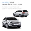 EdgeVisors Wind Deflectors Set Fits: VW Passat B6/B7 2005-2014 5