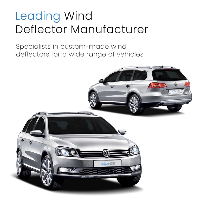 EdgeVisors Wind Deflectors Set Fits: VW Passat B6/B7 2005-2014 5