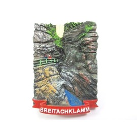 Breitachklamm Magnet Poly 7 cm Souvenir Germany Tiefenbach Oberstdorf Allgäu