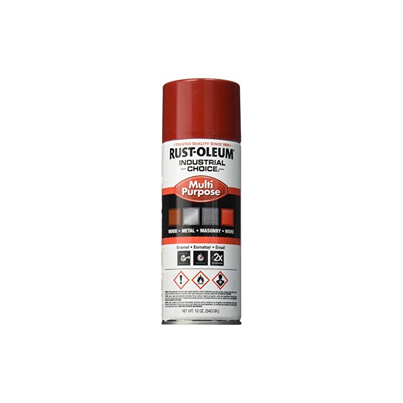 1600 Multi-Purpose Safety Red Gloss 12 OZ. Spray