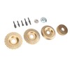 Wood Carving Disc Rotary File Set Angle Grinder Grinding Shaping