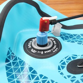 COOLHIYA Inflatable Boat Sup Pump Adapter SUP Air Adapter Standard Schrader Air Pump Adapter for Sup Kayak Dinghy Paddle Boards Conversion Attachment Sky Blue