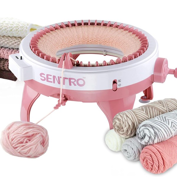 Sentro Knitting Machine, 48 Needles Knitting Loom Machine with Row