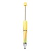 【P159】10pcs Opal Print Plastic Beadable Pen Bead Pens Ballpoint:_#2 yellow