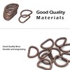 Trimming Shop Non Welded Metal D Ring Fasteners Durable Buckles