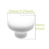 NAKUPENDA Pack of 6 Furniture Knobs, Round Ceramic Cupboard Drawer