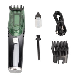 Electric Beard Clipper 2 Gears IPX6 Waterproof USB Rechargeable Hair Grooming Trimmer with LED Display