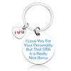 Couple Keychain for Boyfriend Girlfriend Romantic I Love You Keychain