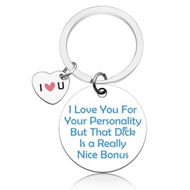 Couple Keychain for Boyfriend Girlfriend Romantic I Love You Keychain for Him Her Anniversary Keepsake Birthday Gifts for Men Women Boyfriend Gifts His and Hers Gift Christmas Wedding Gift for Couple