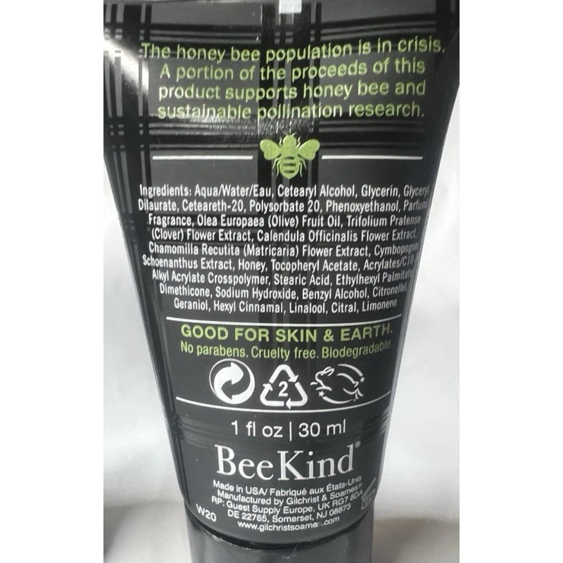 Beekind Lot of 10 BeeKind BODY LOTION Travel Size 1oz