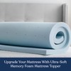 Delara 2 Inch Gel Infused Memory Foam Mattress Topper, Certipur-US