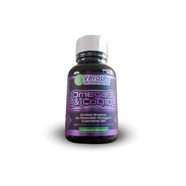 Suplemento Omega 3 y Coenzima Q10-60 Cpsulas  Vitaminas con cidos Grasos de Pescados Omega-3 y Coenzima Q10  Suplemento Alimenticio Sin Azcar y de... 