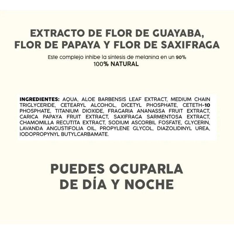 Crema despigmentante Dermawhite + vitamina C 100 g | aclara