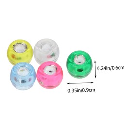 DOITOOL 1000pcs Acrylic Barrel Beads for DIY Jewelry Making Unique Loose Beads for Bracelets Necklaces Craft Supplies for Beginners Professionals