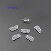 12.4mm Eyeglass Nose Pads D Shape 5 Pairs Pushin Push