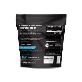 Fluid - Ultra-Fine Micronized 100% Creatine Monohydrate, Informed Sport Certified, Safe for Athletes, 5g Serving (30 Single Servings)