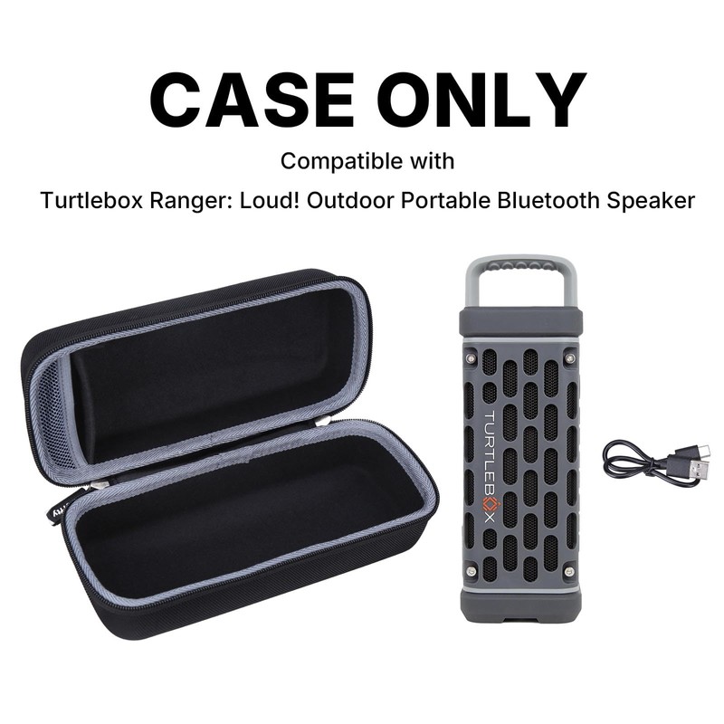 Case for Turtlebox Ranger: Loud! Outdoor Portable Bluetooth 5.4 Speaker-