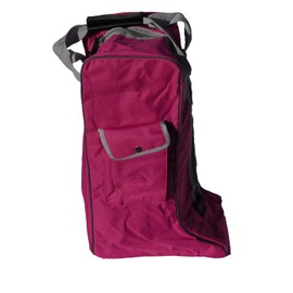 Rhinegold Long Boot Bag - Dark Pink