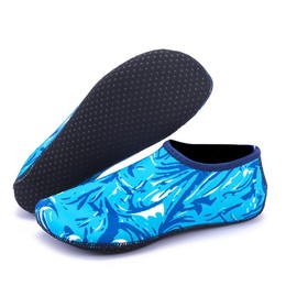 Water Socks for Women Men, 2mm Neoprene Socks Sand Socks for Beach Volleyball Women, Scuba Socks Fin Socks (US, Numeric, 9.5, 10.5, Regular, Regular, Blue)