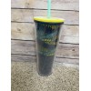 Starbucks Hawaii NWT 24 oz Blue Green Yellow Palm Leaf