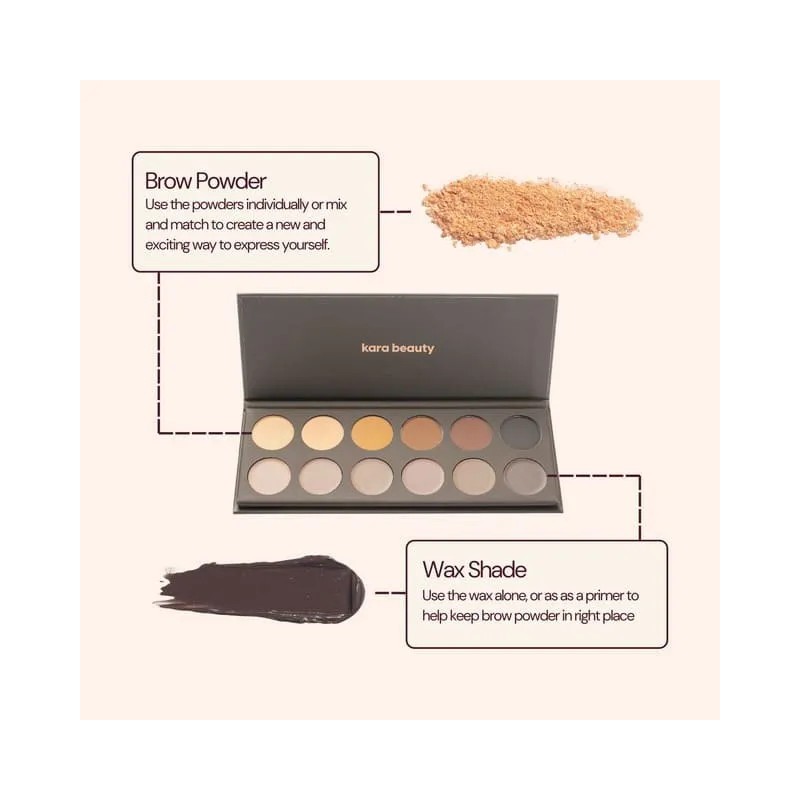 Paleta Para Cejas First Impression Kara Beauty