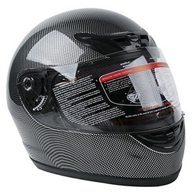 TCMT Adult Carbon Fiber Full Face Street Dirt Bike Adult Helmet ATV Motocross Motorcycle Helmet DOT with Open Face Sun Shield