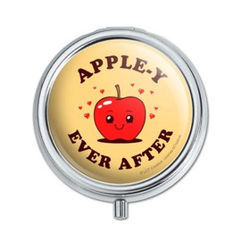 Apple-y Happily Ever After Funny Humor Pill Case Trinket Gift Box