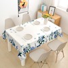 iEvery Hydrangea Flowers Tablecloth Rectangular Wipe Clean Table Cloth Polyester