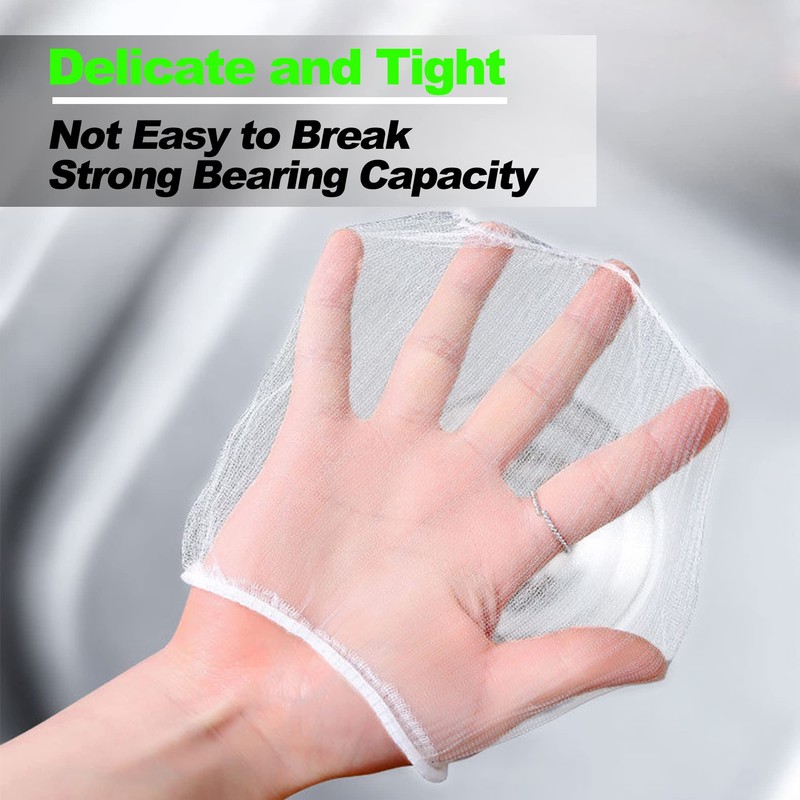 Disposable Mesh Sink Strainer Bags- 100 Pcs Kitchen Sink Strainer