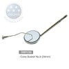 Osung Dental Front Surface Cone Socket Mirror #4, 12 pcs