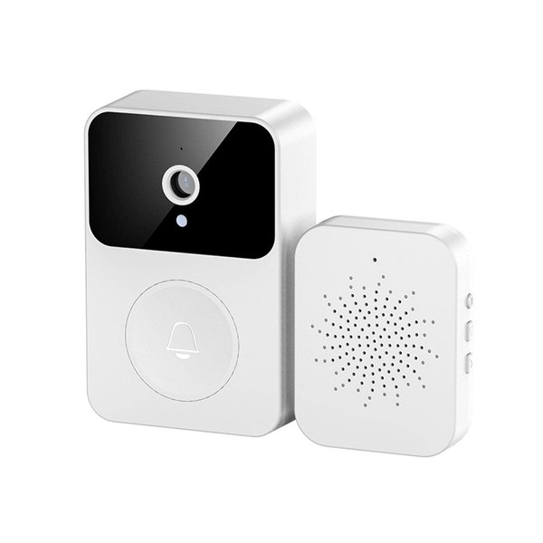 Wireless Video Doorbell, 2. 4GHz WiFi Smart Doorbell Camera Rechargeable Doorbell Security Camera with Two- way Audio with App Control Auto Cloud Storage
