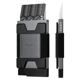 VULKIT Minimalist Pop Up Wallet Slim Credit Card Holder Case RFID Blocking with Expandable Backplate, Holds Cards and Cash