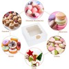 Colovis 30 Pcs White Bakery Boxes with Window, 6 X
