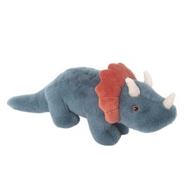 MON AMI Blu The Triceratops Stuffed Animal | 16-Inch Soft Plushie for Cuddling, Collecting & Gifting | Dinosaur Toy for Nursery & Playroom | Adorable Huggable Plush for All Ages