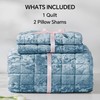BEDELITE Velvet Quilt Set King Size - Lightweight Luxury Quilted