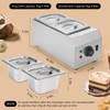 Dyna-Living Chocolate Melting Pot 2-Tanks Commercial Chocolate Tempering Machine Chocolate