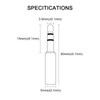 OKCSC HiFi Headphone Plug 3.5mm(Contact Headphone) to MMCX(Contact Cable) Original
